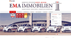Desktop Screenshot of ema-immobilien.de